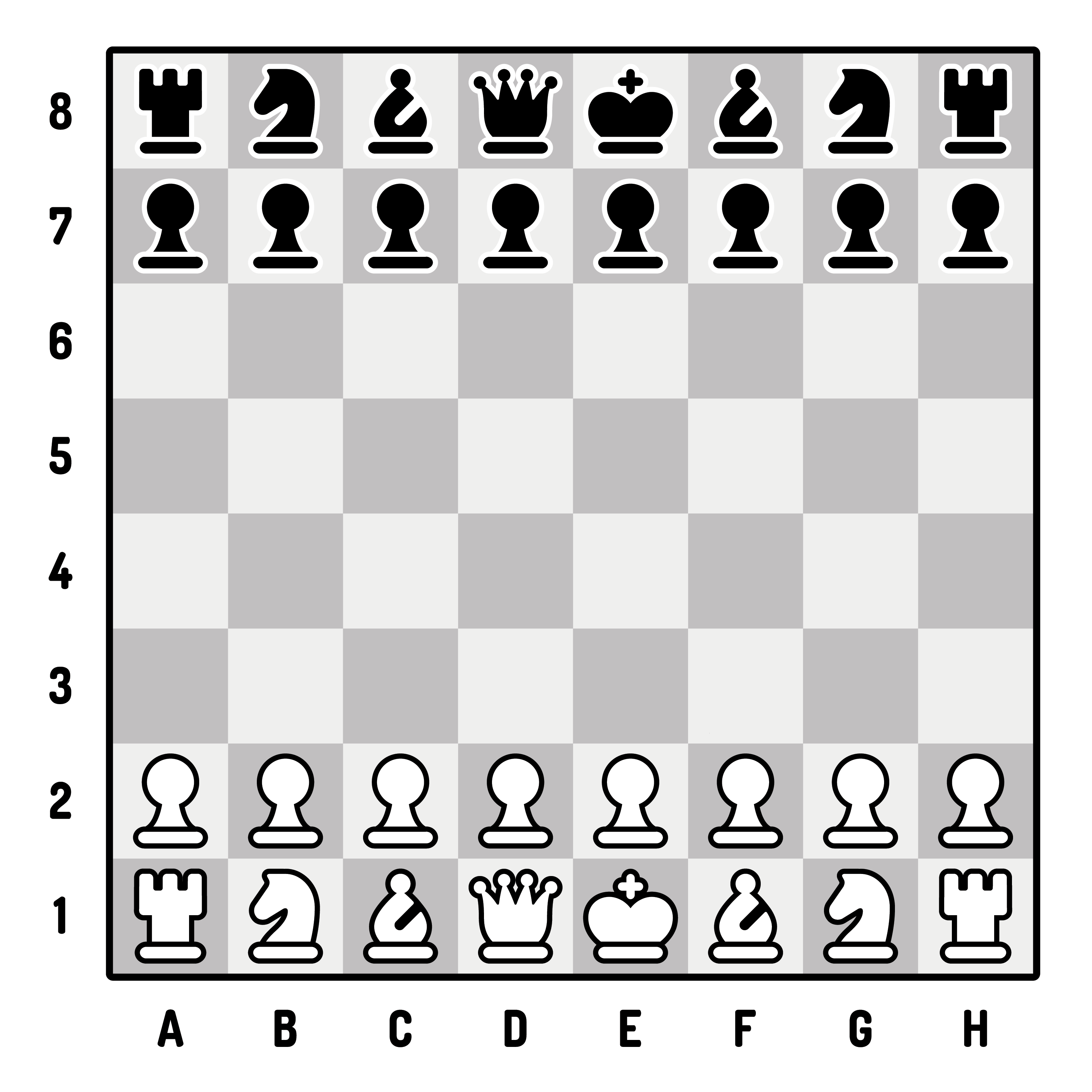 Printable Chess Board Setup Printable Word Searches